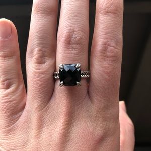 David Yurman Chatelaine Black Onyx Ring